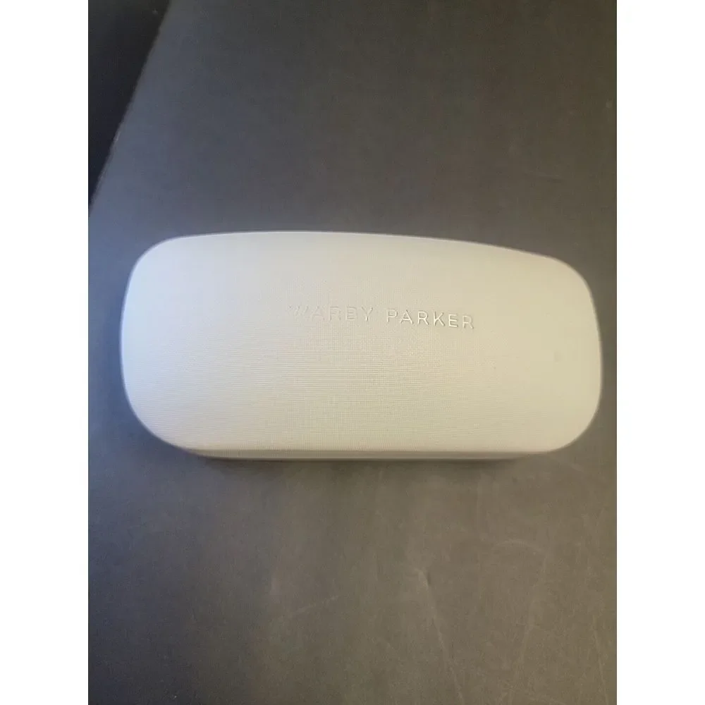Warby Parker Magnetic Hard Shell‎ Eye Glasses Case Off White Empty Case Only